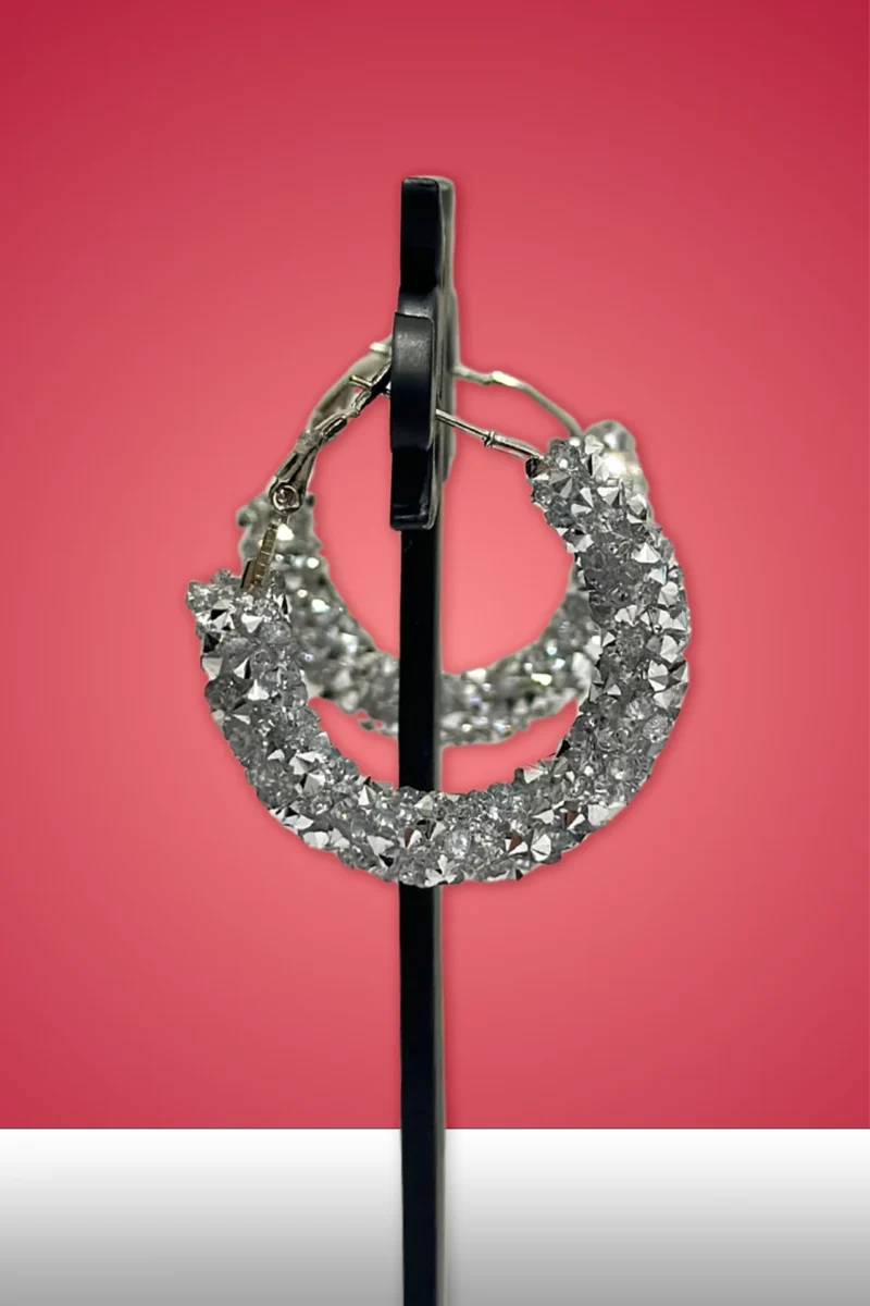 Bling Girl Diamond Cut Earrings