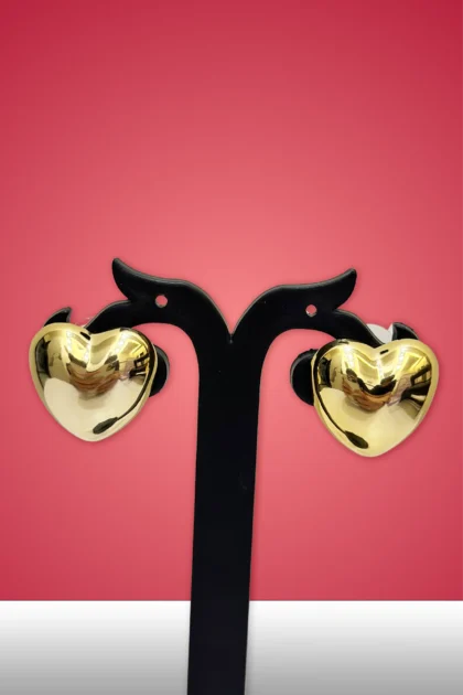 Mini Heart Metal Earrings
