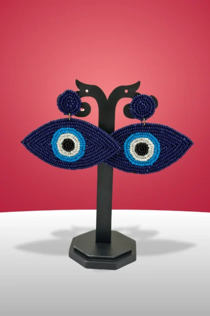 Evil Eye Beaded Earrings