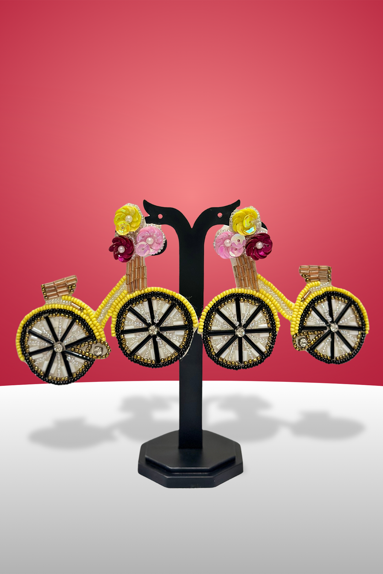 Bike Quirky Earrings