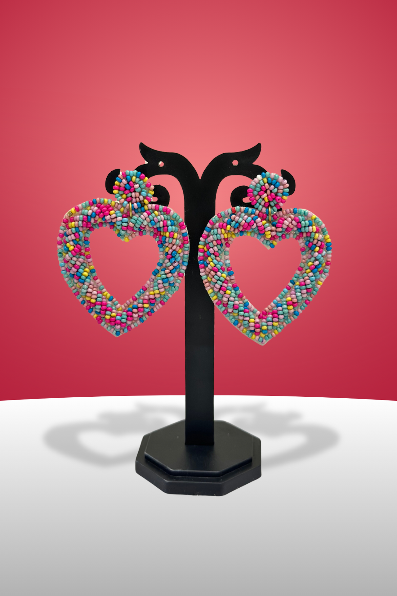 Beach Heart Earrings